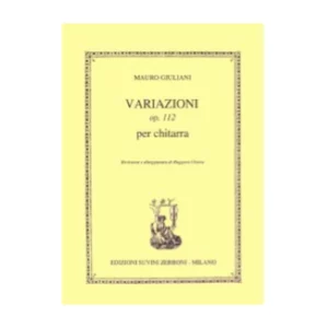 Mauro Giuliani variazioni op 112 per due chitarre