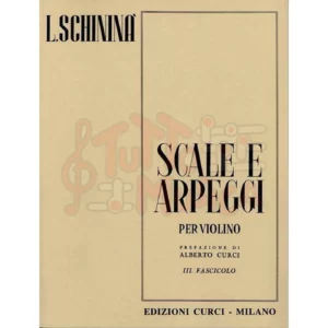 L. Schinina' Scale e arpeggi per violino fasc. III