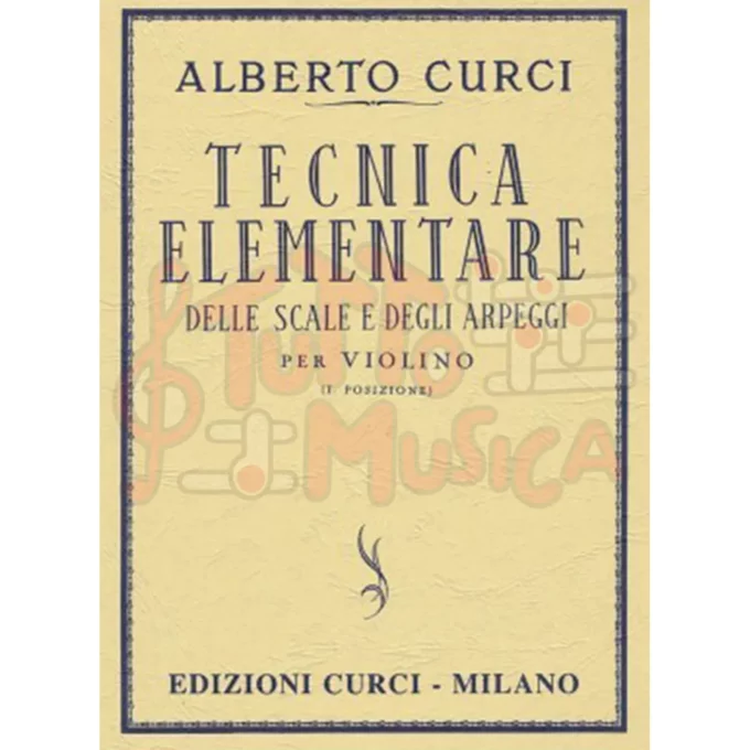 Tecnica elementare delle scale e degli arpeggi per violino 1 posizione