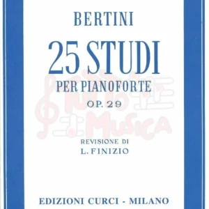25 Studi Op 29 Per Pianoforte Finizio Curci