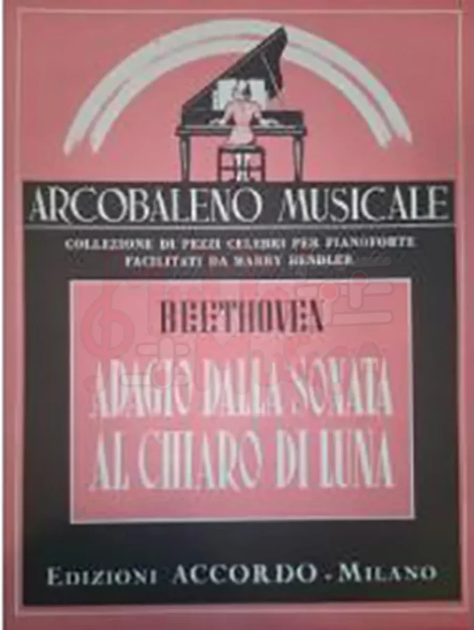 Beethoven Adagio alla Sonata al Chiaro di Luna (Facilitato) Ed. Accordo per Pianoforte