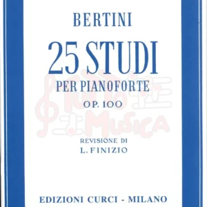 Bertini 25 Studi per Pianoforte Op.100 Rev. L. Finizio