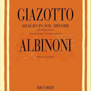 Giazzotto adagio in SOL MIN. per archi e organo