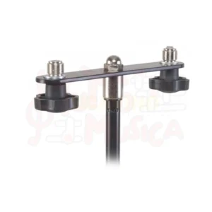 Proel APM72 supporto in acciaio con aggancio per 2 supporti microfonici