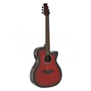 Chitarra elettroacustiche Jump OM Electro Cut Gloss Cherry Burst
